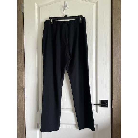 NWT $89 Coldwater Creek Sz 14 Black Pull On Casual Rayon Stretch Slim Leg Pants - Picture 3 of 12
